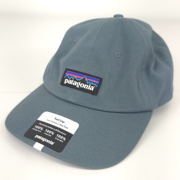Patagonia P-6 Label Trad Cap in Plume Grey NWT One Size Unisex - Picture 3 of 8